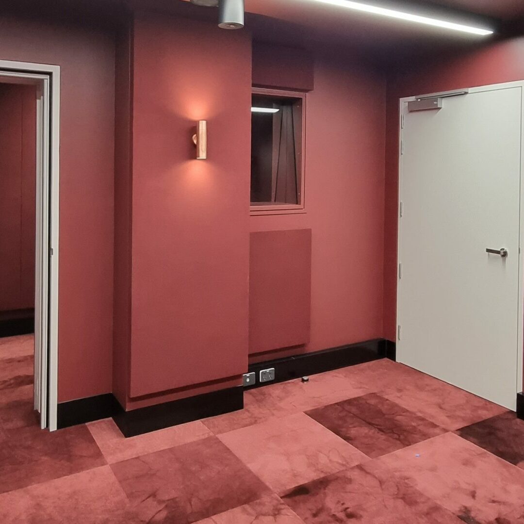Red acoustic space for premium client